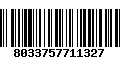 Código de Barras 8033757711327