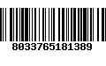 Código de Barras 8033765181389