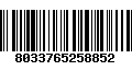 Código de Barras 8033765258852