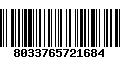 Código de Barras 8033765721684