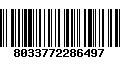 Código de Barras 8033772286497