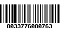 Código de Barras 8033776080763