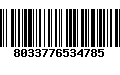 Código de Barras 8033776534785