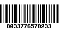 Código de Barras 8033776570233