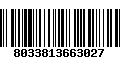 Código de Barras 8033813663027