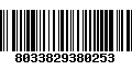 Código de Barras 8033829380253