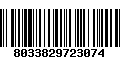 Código de Barras 8033829723074
