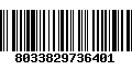 Código de Barras 8033829736401
