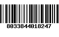 Código de Barras 8033844018247