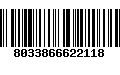 Código de Barras 8033866622118
