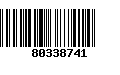 Código de Barras 80338741