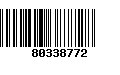 Código de Barras 80338772