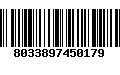 Código de Barras 8033897450179