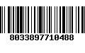 Código de Barras 8033897710488