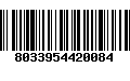 Código de Barras 8033954420084