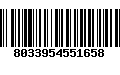 Código de Barras 8033954551658