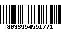 Código de Barras 8033954551771