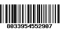 Código de Barras 8033954552907