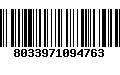 Código de Barras 8033971094763