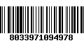 Código de Barras 8033971094978