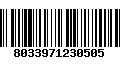 Código de Barras 8033971230505