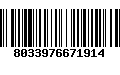 Código de Barras 8033976671914