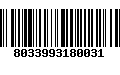 Código de Barras 8033993180031