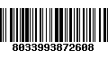 Código de Barras 8033993872608
