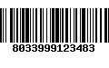 Código de Barras 8033999123483