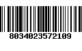 Código de Barras 8034023572109