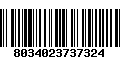 Código de Barras 8034023737324
