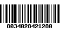 Código de Barras 8034028421280