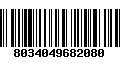 Código de Barras 8034049682080