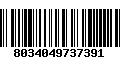 Código de Barras 8034049737391