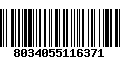Código de Barras 8034055116371