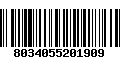 Código de Barras 8034055201909