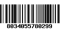 Código de Barras 8034055780299
