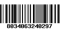 Código de Barras 8034063240297
