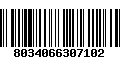 Código de Barras 8034066307102