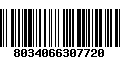 Código de Barras 8034066307720