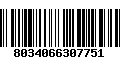 Código de Barras 8034066307751