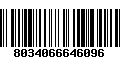 Código de Barras 8034066646096