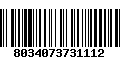 Código de Barras 8034073731112