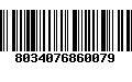 Código de Barras 8034076860079