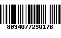 Código de Barras 8034077230178