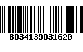Código de Barras 8034139031620