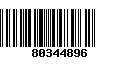 Código de Barras 80344896