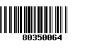 Código de Barras 80350064