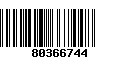 Código de Barras 80366744