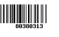 Código de Barras 80380313